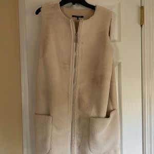 Lemon Tart Faux Fur Vest- NWT